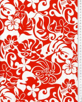 Polynesian fabric ORI Red - Tissushop